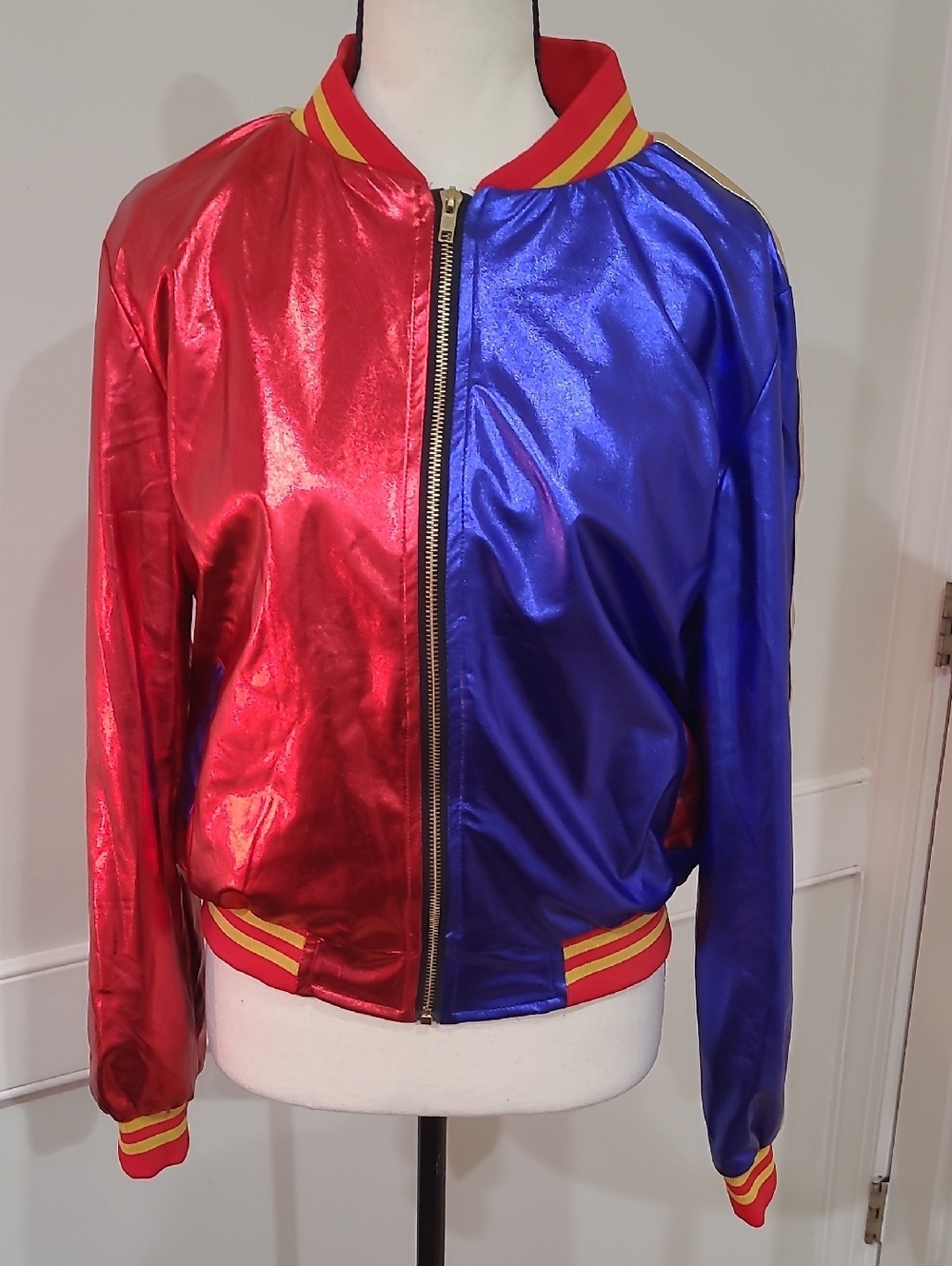 Cosplay Studio Harley Quinn Inspired Bomber Jacket - Size L